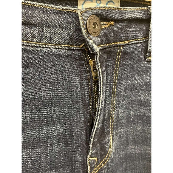 C&C‎ California Women's Slim Fit High Rise Distressed Blue Jeans Denim Size 2/26 - Picture 7 of 15